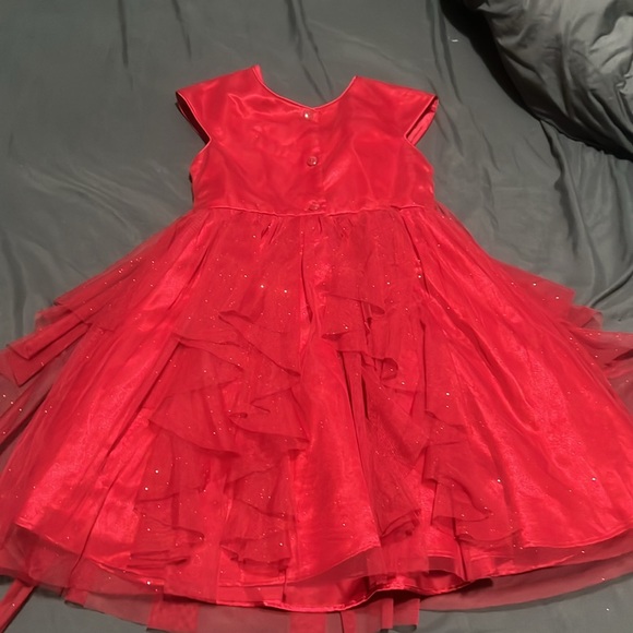 Kids Red Dress - Picture 3 of 5